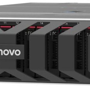 Das ThinkAgile FX650 V4 ist die 2HE-Variante des FX630 V4 mit mehr Platz für GPUs und NVMe-SSDs.(Bild:  Lenovo)
