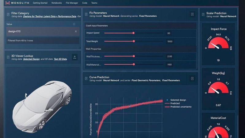 KI im Engineering: Selbstlernende Modelle sagen die Leistung komplexer Systeme wie Crash- und Aerodynamiktests voraus. KI im Engineering: Selbstlernende Modelle sagen die Leistung komplexer Systeme wie Crash- und Aerodynamiktests voraus.