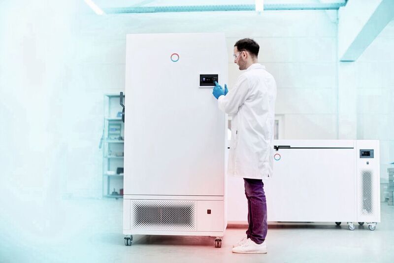 Lauda Versafreeze ultra-freezers have been optimized for the extreme demands of ultra-low temperature storage, and cool samples, medicines or organic substances safely and reliably. (Lauda)