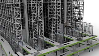 Kardex Mlog hat Materialflusssysteme im Reifenlager von Continental in der Slowakeio modernisiert. (Kardex Mlog)