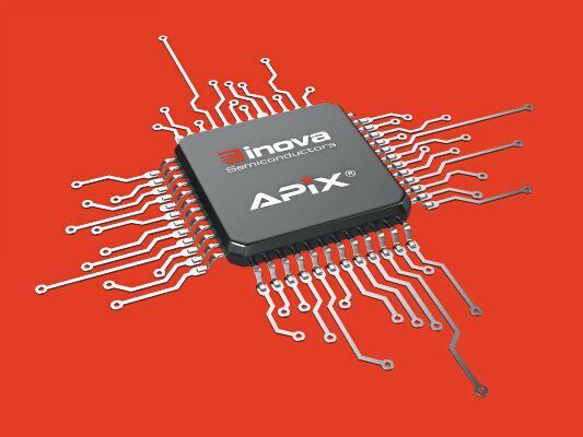 APIX (Automotive Pixel Link) ist eine mehrkanalige SerDes-Technologie (Serialiser/Deserialiser), die von Inova für hochauflösende Video-Anwendungen in Kraftfahrzeugen entwickelt wurde.  (Inova Semiconductors )