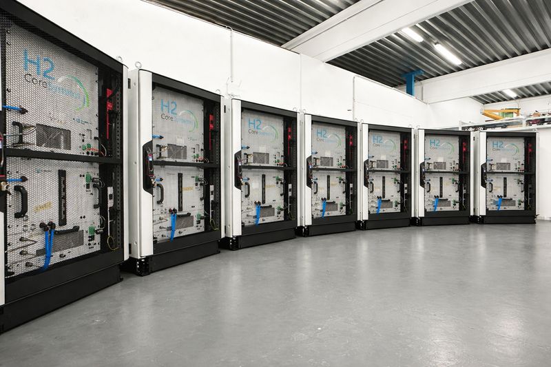 Das Start-up H2 Core Systems hat sich auf modulare Systeme spezialisiert, die saubere Energie dort erzeugen und speichern, wo sie benötigt wird.  (Bild: H2 Core Systems)