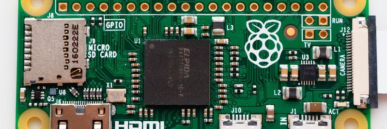 Raspberry Pi Zero: die aktuelle Variante des kleinsten, preisgünstigsten Pis kommt mit Kameraport(Bild:  raspberrypi.org)