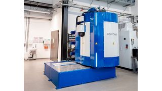 Die neue Gasborieranlage am Fraunhofer IST in Braunschweig erzeugt durch Diffusionsbehandlungen bei bis zu 1.050 °C boridische Randzonen mit außergewöhnlichen technologischen Eigenschaften. Erfahren Sie hier, was damit gemeint ist ... (Bild: Fraunhofer IST)