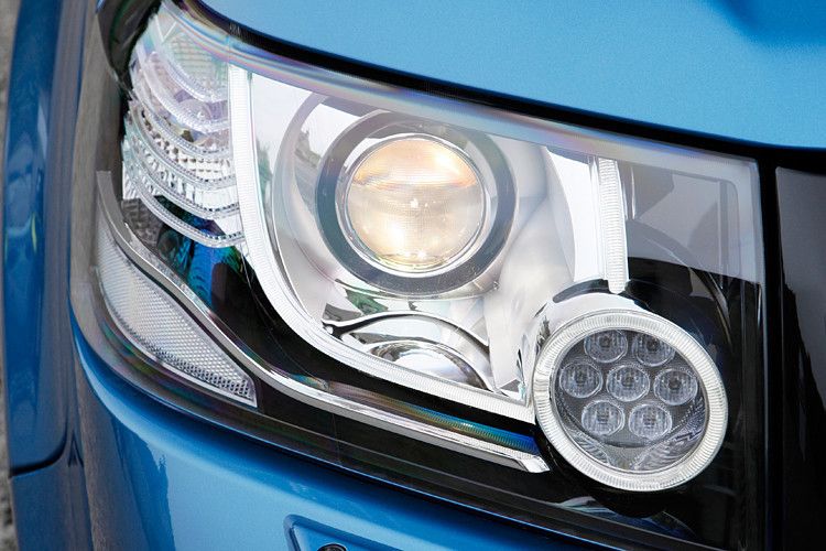 Äußerliche Auffälligkeiten: Die neuen LED-Leuchteinheiten. (Land Rover)