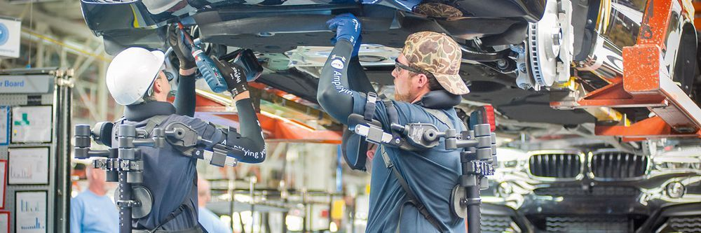 Produktiver Im Exoskelett