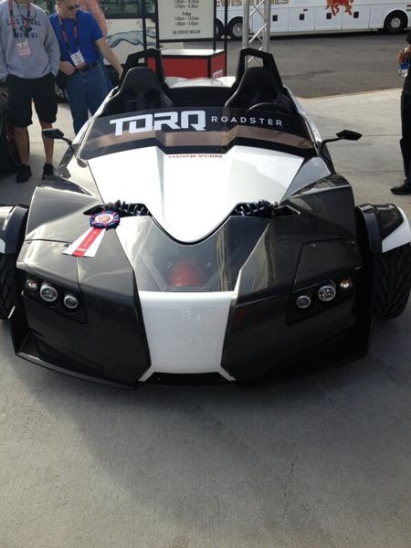 Der Torq Roadster: das elektrisch angetriebene Trike mit 300 kW könnte in einem Batman-Film mitspielen (Bild: Epic Electric Vehicles)