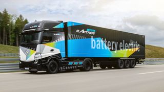 Der E-Actros Long Haul soll 2024 in Serie gehen.  (Bild: Daimler Truck)