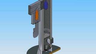 Prinzip eines Ecopure EVA Verdampferturms  (Bild: Dürr Systems)