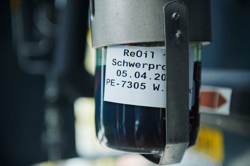 Bilder von der OMV Re Oil Recyclinganlage im österreichischen Schwechat. (OMV)