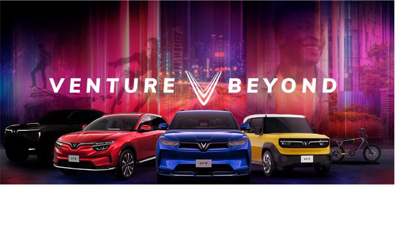 Vinfast Auto bringt als Hersteller von elektrischen Fahrzeugen zum einen das neue Mini-eSUV-Modell VF 3 und zum anderen das elektrische Fahrrad DragonFly mit nach Las Vegas. Vorgestellt wird außerdem das neue EV-Konzept des Unternehmens. (Bild: Vinfast)