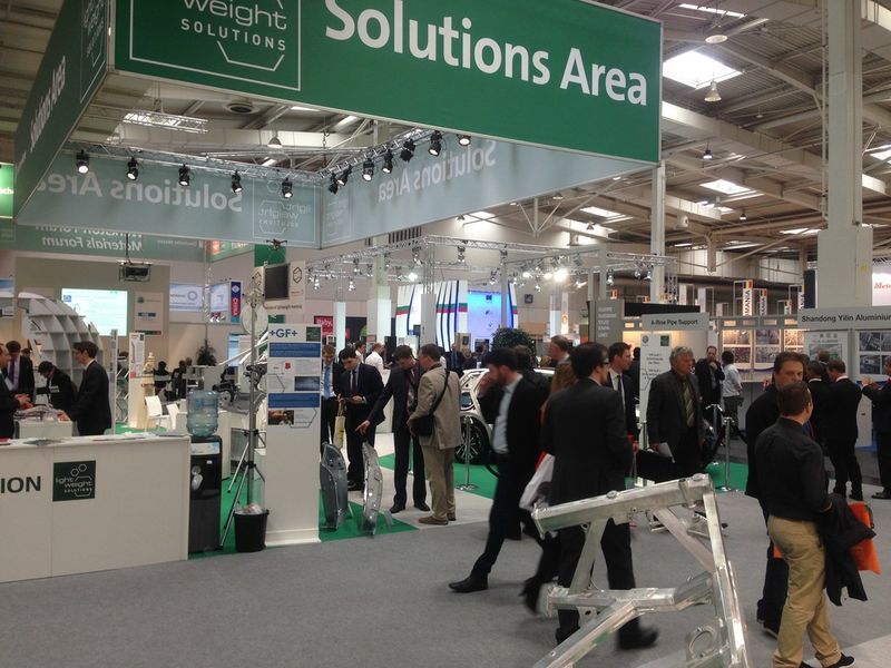 Leichtbau ist Zukunft: Die «Light Weight Solutions Area». (Bild: SMM)