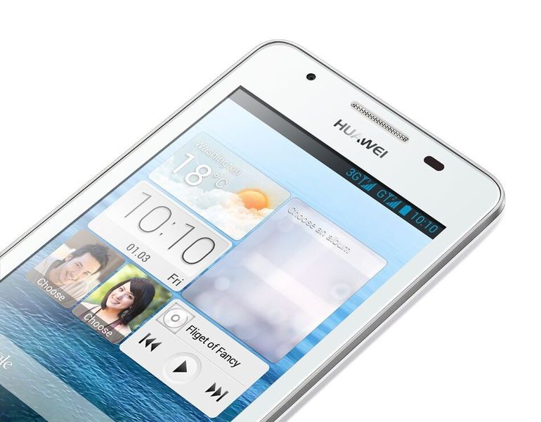 Das 4,5-Zoll-Display des Ascend G525 löst nur mit 960 x 540 Pixel auf. (Bild: Huawei)