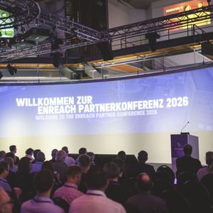 250 Enreach-Experten, Partner und Reseller kamen ins Oktogon der Zeche Zollverein nach Essen zum Partnertag 2026. (Bild: Studio Fritsch)