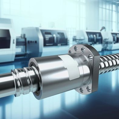 Kugelgewindetriebe der Performance Line von Bosch Rexroth mit neuer Flansch-Einzelmutter für vertikale und hochdynamische Linearanwendungen. (Bild: Bosch Rexroth AG)