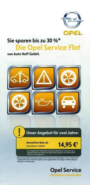 Mit der Service-Flat von Opel will Auto Neff die Werkstattkunden mit älteren Fahrzeugen dauerhaft an den Betrieb binden. (Archiv: Vogel Business Media)