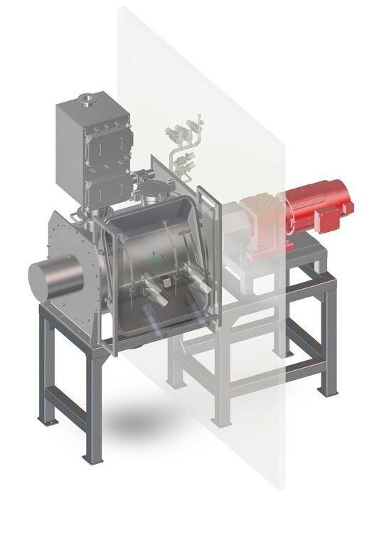 FKM Containment-Mischer mit Containment-Schutz bis OEB-Level 5(Bild:  Gebrüder Lödige Maschinenbau)
