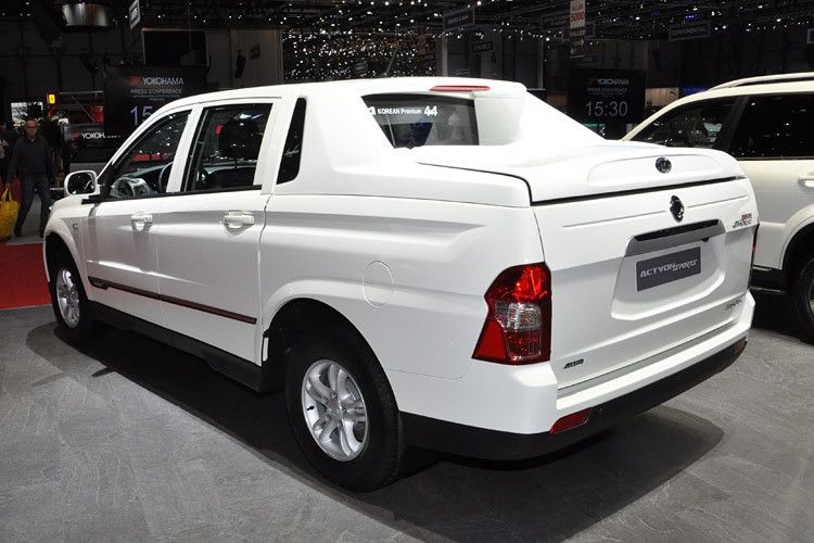 Der Actyon Sports, den Ssangyong als Lifestyle-Pick-up positioniert... (Foto: Wehner)