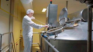 Der niederländische Ziegenkäseproduzent Amalthea verbessert mit der genauen Überwachung und Steuerung des Herstellungsprozesses seinen Käseertrag. (Bild: Amalthea)