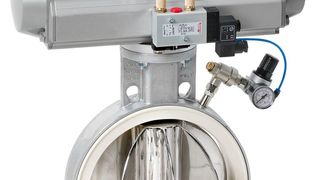 Die Absperrklappe DKZ 110 dichtet nicht nur sicher ab, sondern geht auch schonend mit dem Produkt um.  (Bild: Warex)