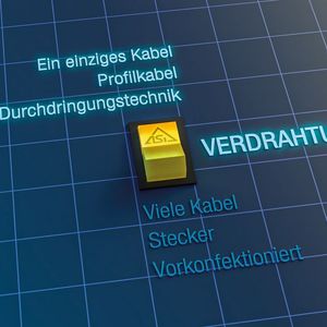 Einfache Verdrahtung aller Teilnehmer über ein Kabel per Durchdringungstechnik.(Bild:  Bihl+Wiedemann)