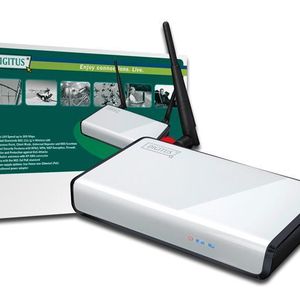 der Access Point „White Rapid N+ PoE, DN-7058“ von Digitus