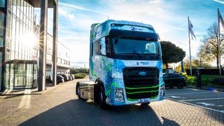 Die RWTH Aachen hat den Prototypen eines E-Lkw vorgestellt. (Bild: RWTH Aachen)