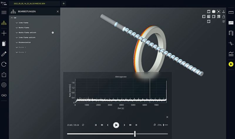 Digitales Vorschleifen von komplexen Werkstücken (Haas). (Bild: Adelbert Haas GmbH)