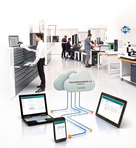 Mit dem Toolmanagement von Mapal haben Kunden jederzeit die volle Transparenz. (Mapal)