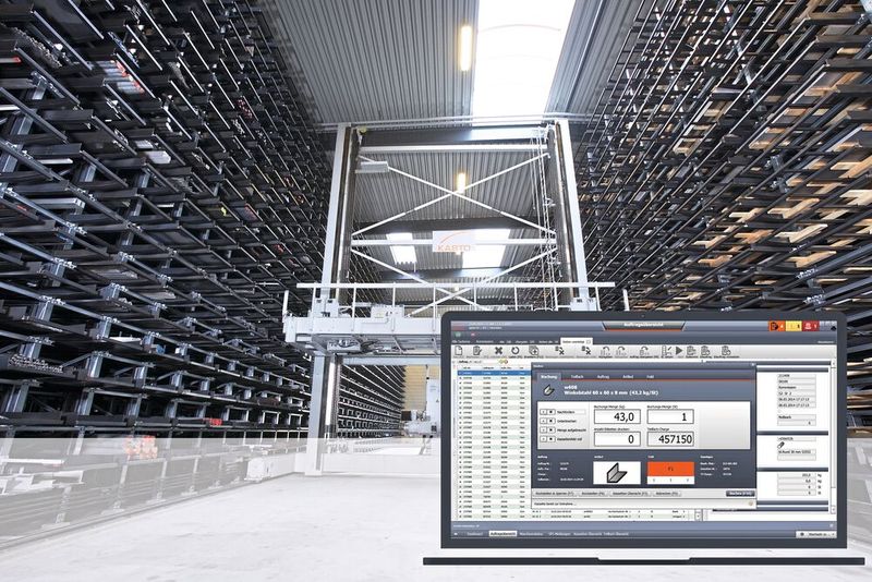 Das Lagerverwaltungssystem Kastologic verwaltet sämtliche Prozesse im Lager. (Bild:  Kasto)