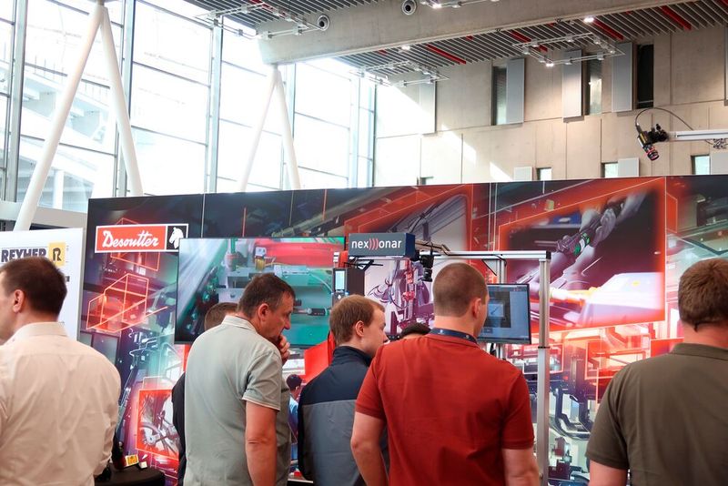 Impressionen von der Verbindungstechnikmesse Schraubtec am 16. April in der Stuttgarter Carl-Benz-Arena ... (Bild: P. Königsreuther)