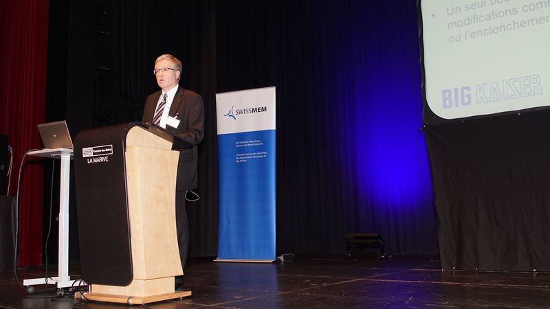12 ème séminaire d'usinage de Swissmem à la Marive d'Yverdon-les-Bains le 19 janvier 2017. (Swissmem)