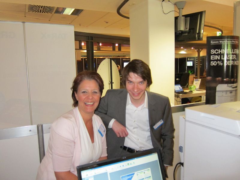 Sabine Horst und Marc Lüpke, EPSON (Bild: IT-BUSINESS)