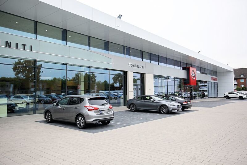 Zwei wesentliche Säulen des Konzepts am Standort Oberhausen: Nissan und Infiniti. (Nissan)