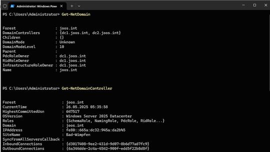 Mit dem PowerView-Modul lassen sich umfangreiche Informationen aus Active Directory auslesen.(Bild:  Joos)
