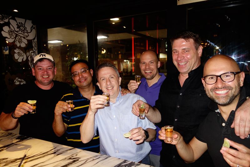 Die Tequila Bande! Beste Grundlage für eine erfolgreiche Messe-Woche. (Bild: IT-BUSINESS)