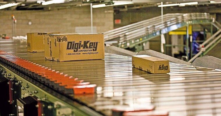 Digi-Key: Blick ins Lager (Bild: Digi-Key)