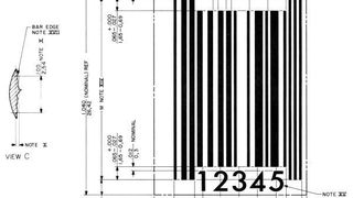 Linien statt Kreise: Der Entwurf des IBM-Mitarbeiters George J. Laurer hat dem Barcode zum Durchbruch verholfen. (Archiv: Vogel Business Media)