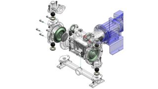 Abel hat für seine Elektromechanischen Membranpumpen der Baugrößen EM-025 und EM-040 in Sphäroguss- und Edelstahlausführung die Baumusterzulassung für den Einsatzfall Zone 0 im Pumpeninneren erhalten. (Bild: Abel)