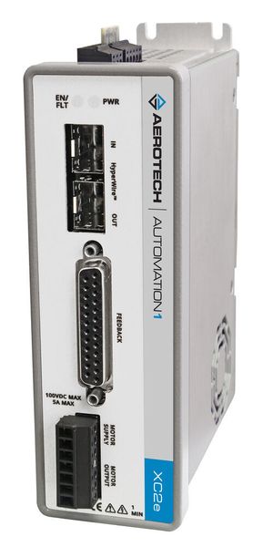 Seamless connectivity: The Automation1 Studio Machine Setup Configuration Wizard harmonizes with the XC2e, XC6e, XL5e, SI4 and XL4s drive hardware.  (Aerotech)