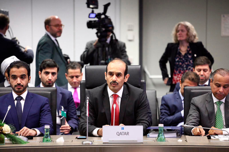 Saad Sherida Al-Kaabi, the Minister of State for Energy Affairs, led Qatar’s delegation to the meetings of the Organization of the Petroleum Exporting Countries Opec, in the aftermath of  Qatar’s announcement to withdrawing its membership in the organization. (Qatar Petroleum)