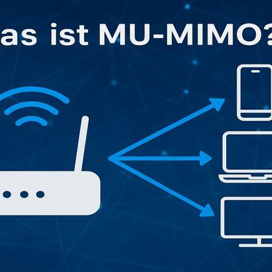 Unterstützen die Endgeräte und der WLAN-Accesspoint Multi-User-MIMO, kann der Accesspoint mehreren WLAN-Clients gleichzeitig verschiedene individuelle Datenströme senden. (Bild: ChatGPT / KI-generiert)
