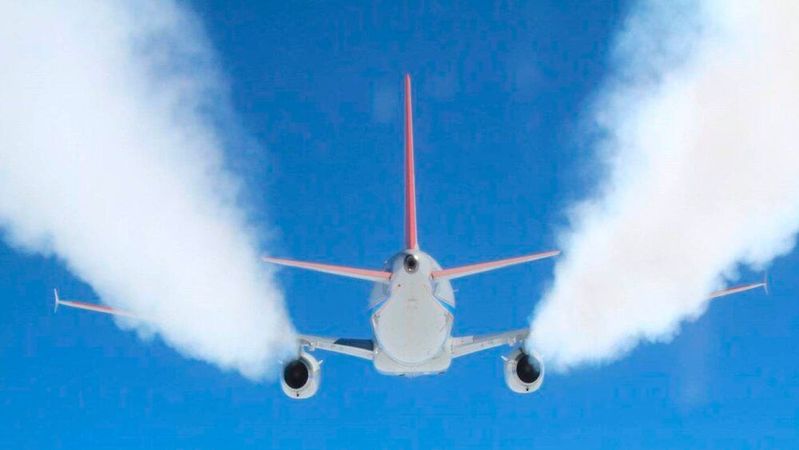 The A4Climate project is investigating how contrails can be avoided.(Image: Project A4Climate)