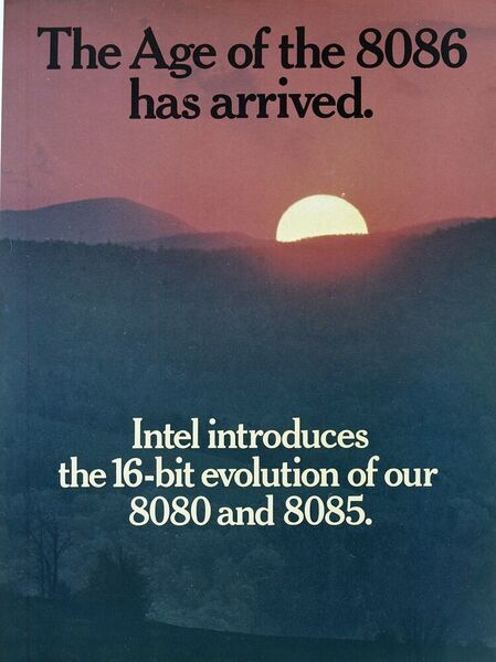 Werbeanzeige für den 8086. Für Intel ging tatsächlich die Sonne auf. (Intel)