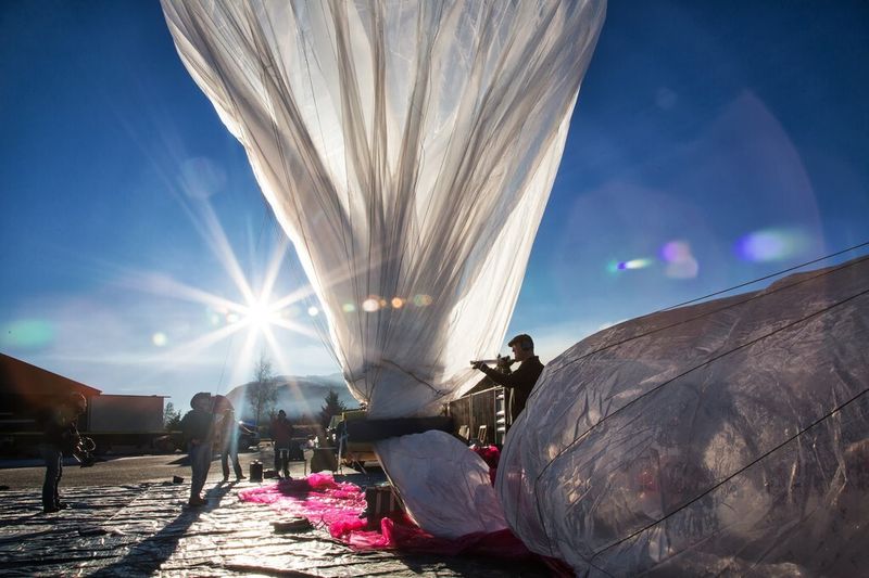 Testlauf des Project Loon in Neuseeland (Google)