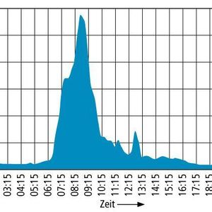 Bild 1: Die maximale Spitzenlast einer Gießerei lag am 03. 06. 2009 ohne Begrenzungsmaßnahmen bei 5773,6 kW.  Bild: Tanneberger