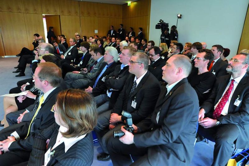 Rund 80 Gäste kamen zur Preisverleihung in das Congress-Centrum der Messe Leipzig. (Archiv: Vogel Business Media)