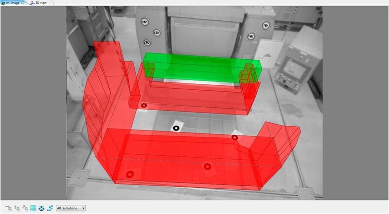 Über den Safety-Eye-Configurator lassen sich Warn- und Schutzräume einfach einrichten und bei Bedarf anpassen.  (Pilz GmbH & Co. KG/Mondelez)