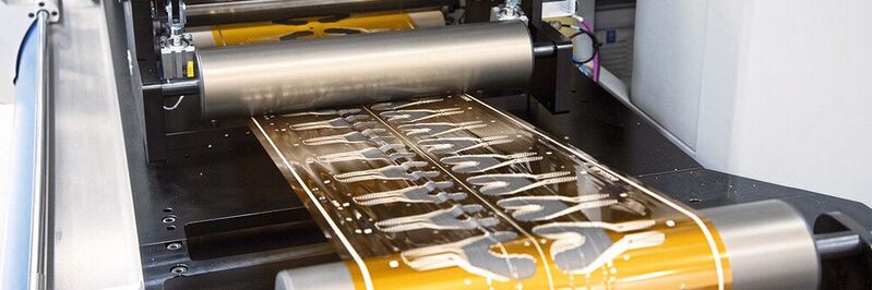 Auf den Druckmaschinen von Heidelberger Druck sollen künftig organische Sensoren in großen Stückzahlen gedruckt werden.