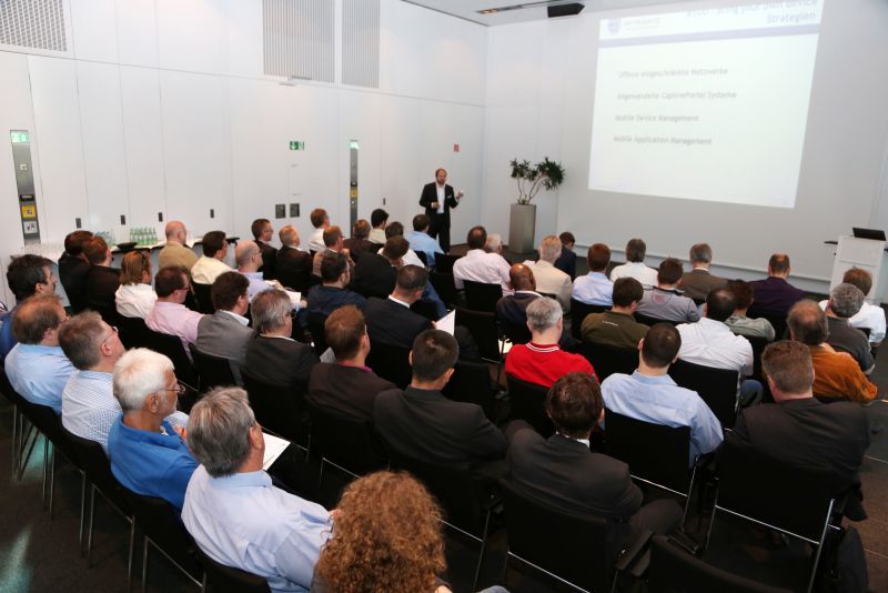 Auch die Sessions, wie hier der WLAN-Workshop, wurden von den Besuchern gerne genutzt. (Bild: IT-BUSINESS)